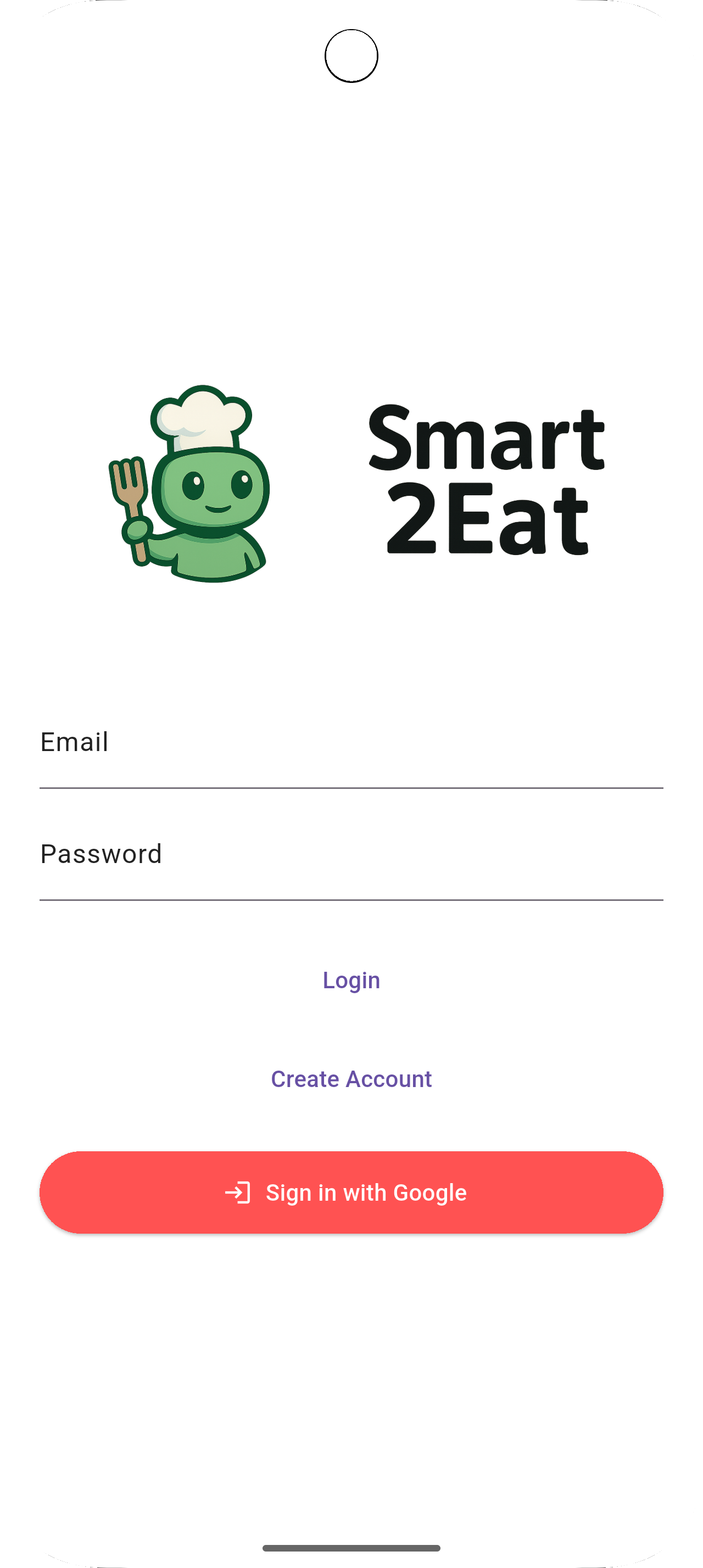 Smart2Eat App Screenshot